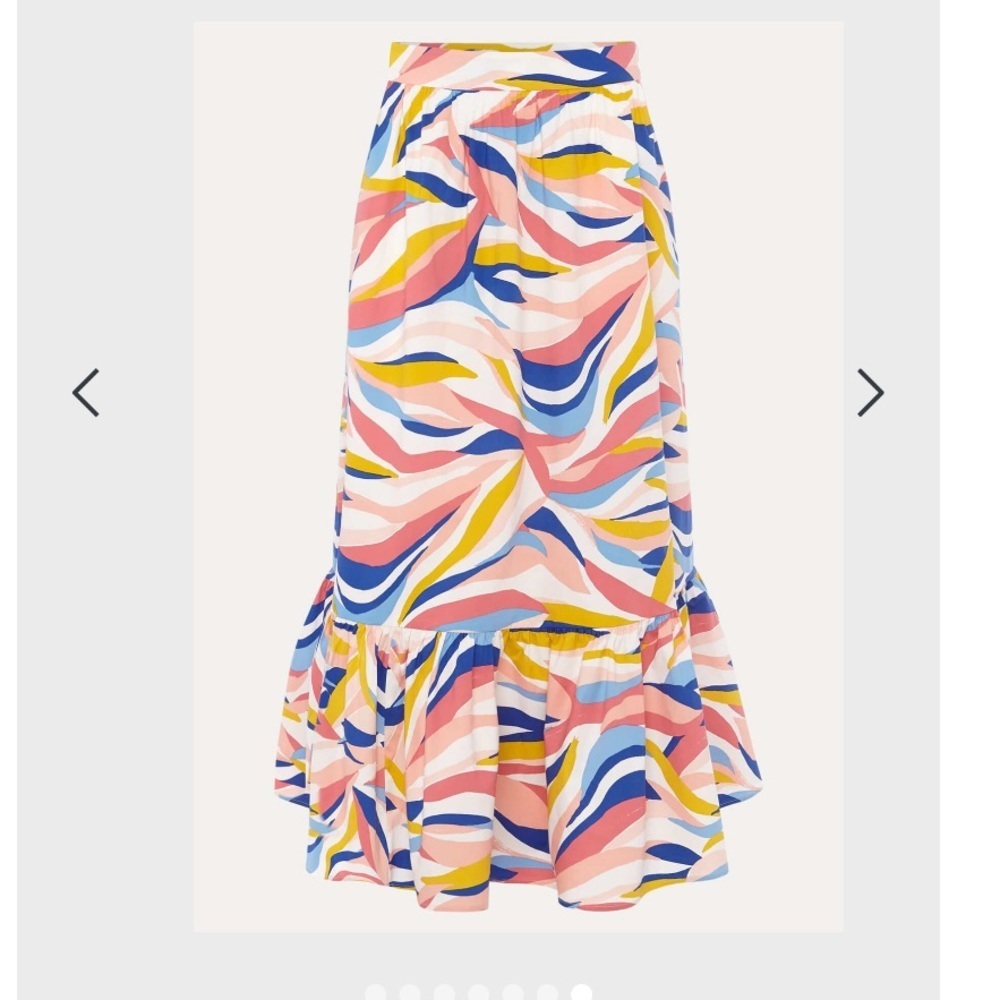 NWT phase eight Tyra pastel multicolored summer spring midi Kirt